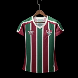 22/23 Fluminense Home Woman Soccer Jersey