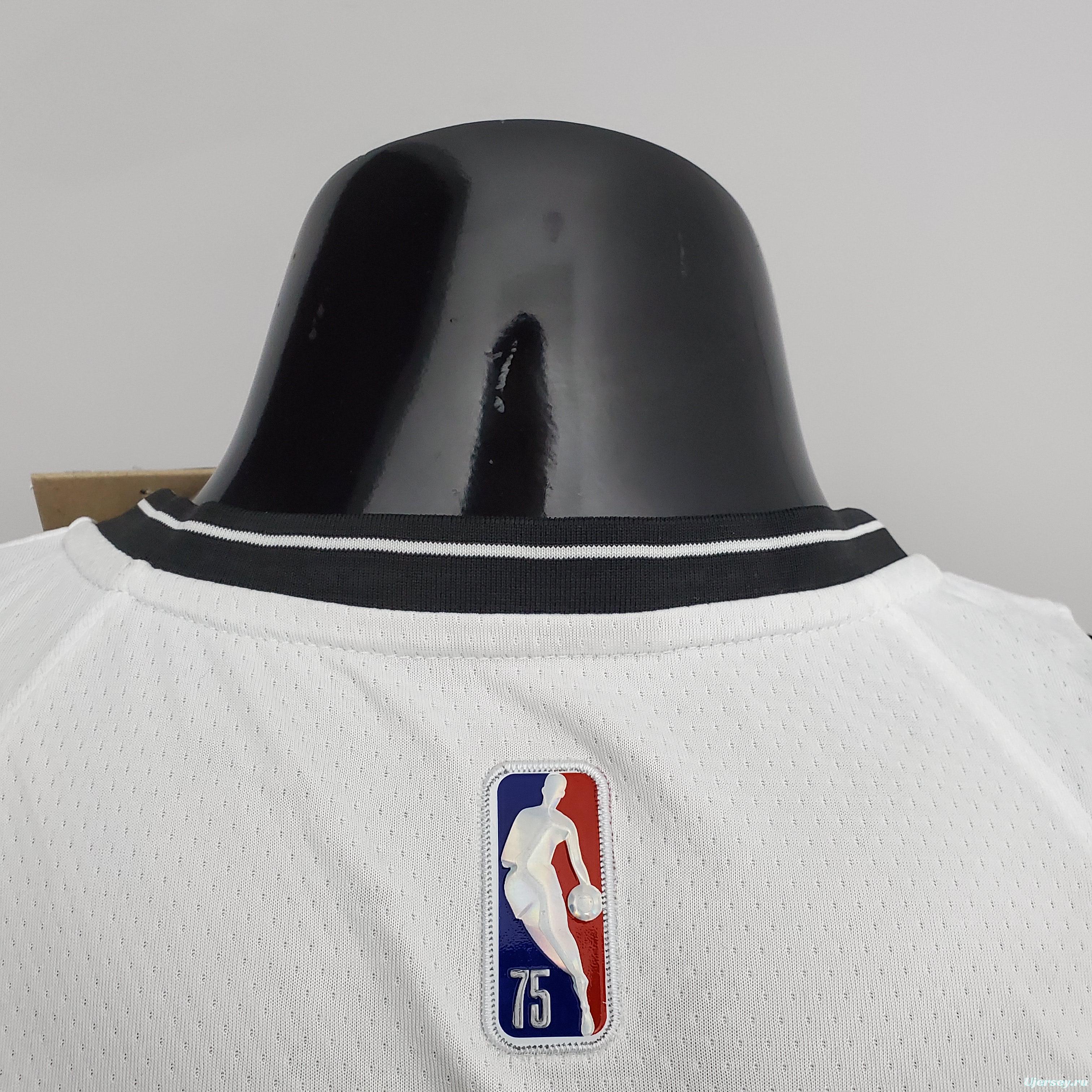 NBA 75th Anniversary Simmons #10 Nets White Jersey