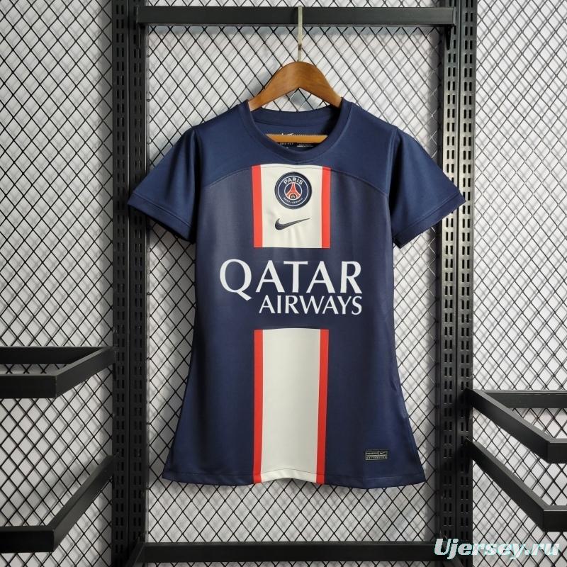 22/23 Women's PSG Paris Home Soccer Jersey