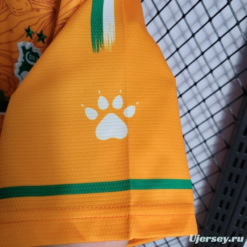 22/23 Ivory Coast Orange Training Jersey