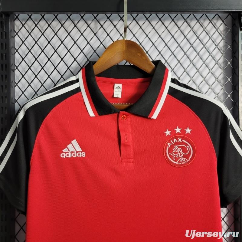 22/23 Ajax Red POLO Shirts