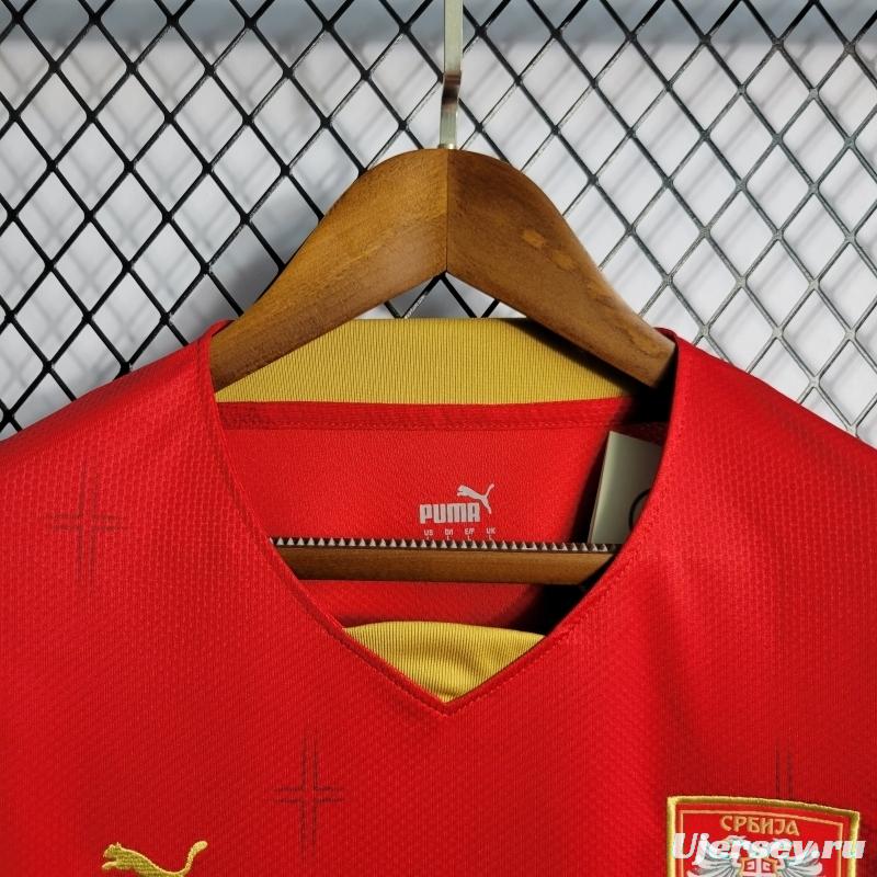 2022 Serbia Home Soccer Jersey