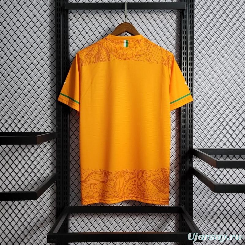 22/23 Ivory Coast Orange Training Jersey