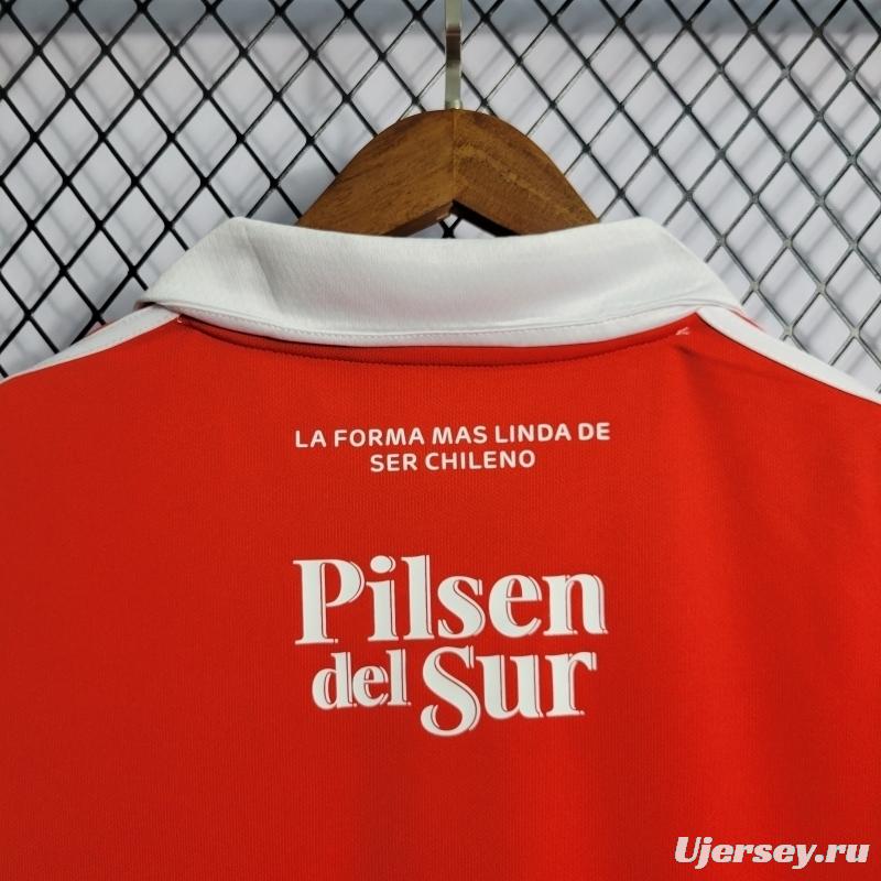 22/23 Colo Colo Third Red Soccer Jersey