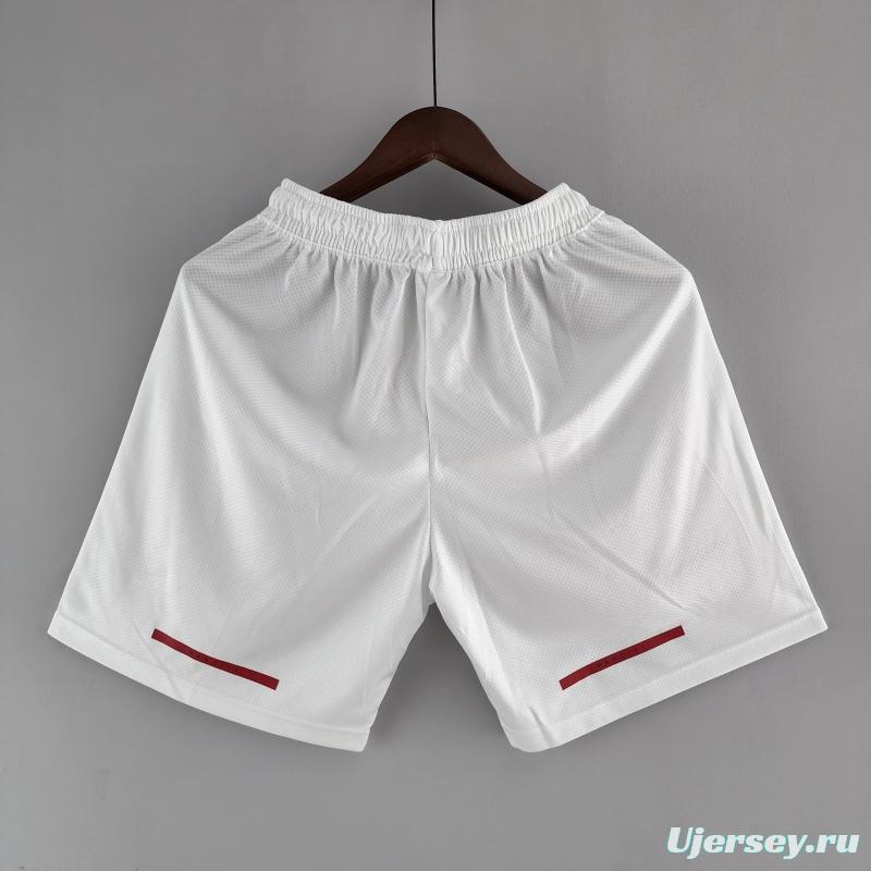 22/23 Manchester City Shorts White