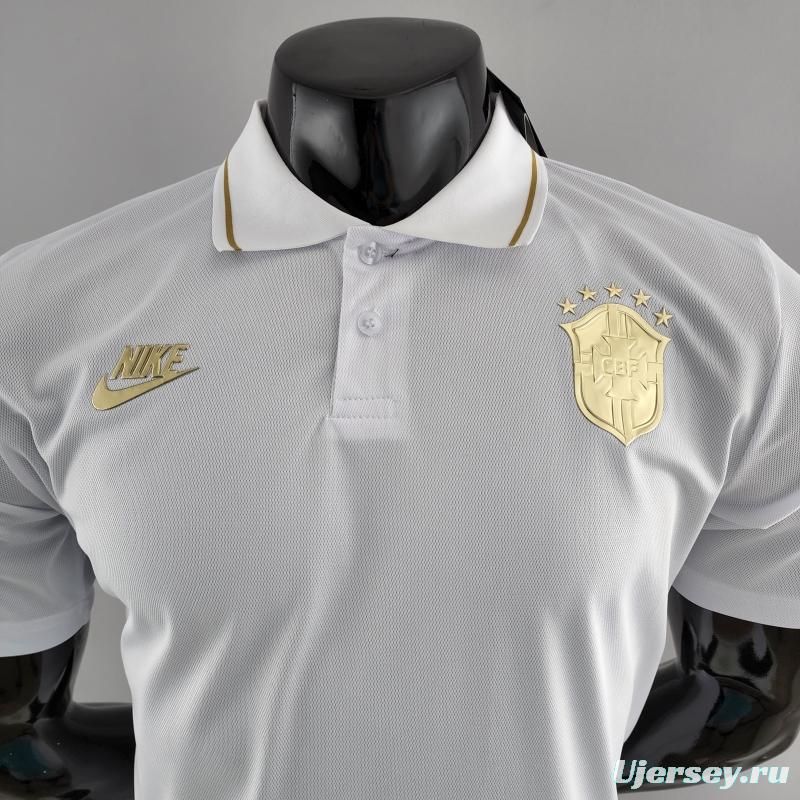 2022 POLO Brazil White Jersey