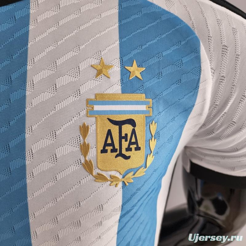 Player Version 2022 Argentina Home Soccer Jersey