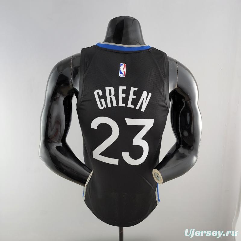 2020 GREEN #23 Warriors City Edition Black And Grey NBA Jersey