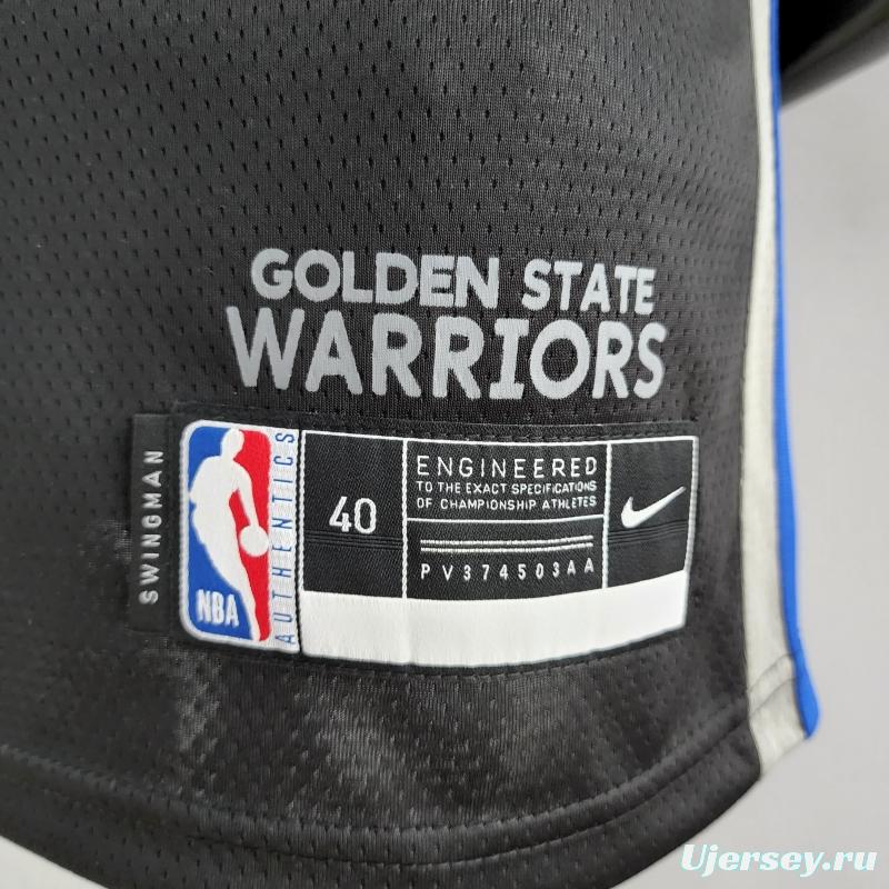 2020 THOMPSON #11 Warriors City Edition Black &amp; Grey NBA Jersey