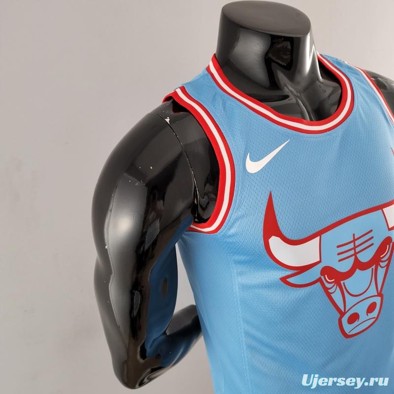 Chicago Bulls BALL#2 Blue NBA Jersey