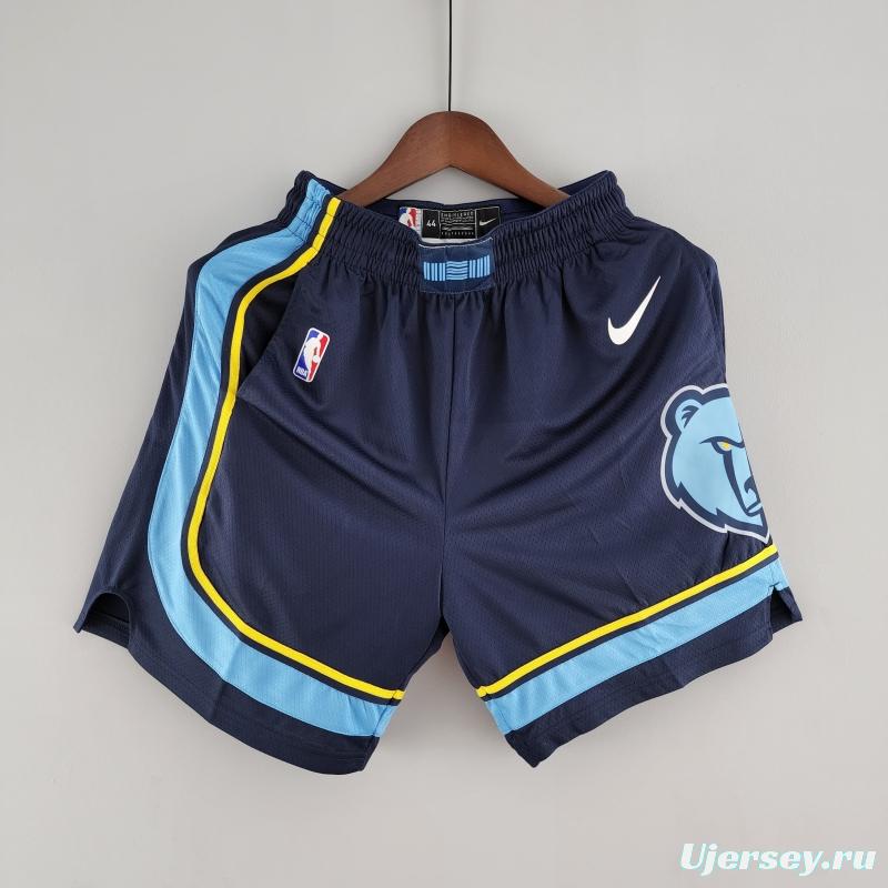 Memphis Grizzlies NBA Shorts Navy