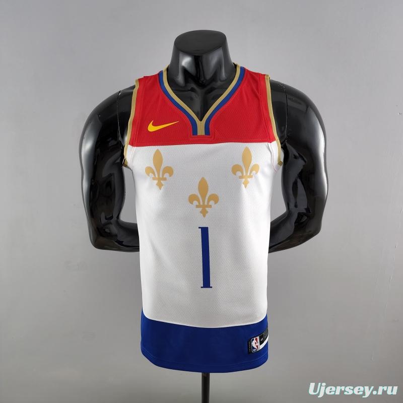 2020 New Orleans Pelicans WLLIAMSIN#1 Urban Edition NBA Jersey