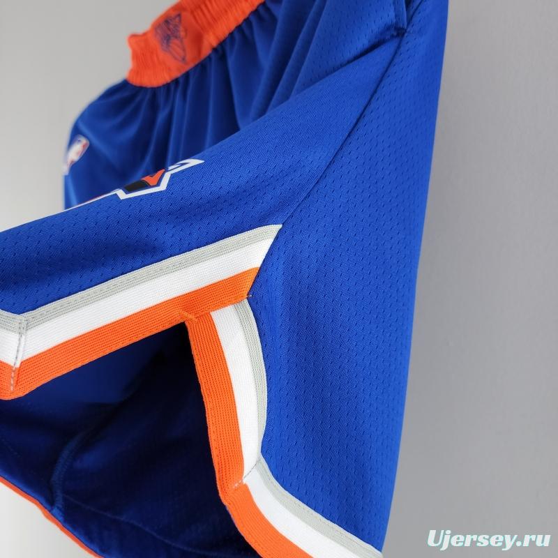 New York Knicks NBA Shorts Blue