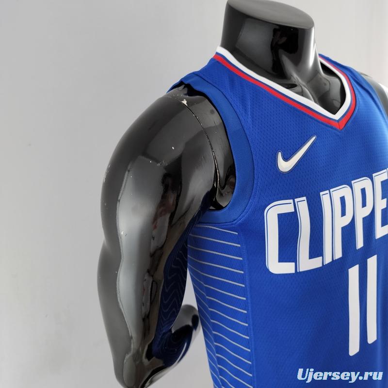 75th Anniversary WALL#11 Los Angeles Clippers NBA Jersey Blue