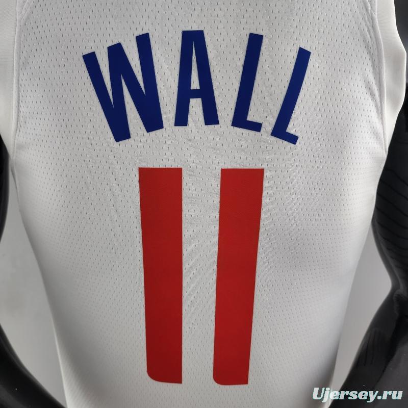 75th Anniversary WALL#11 Los Angeles Clippers NBA Jersey White
