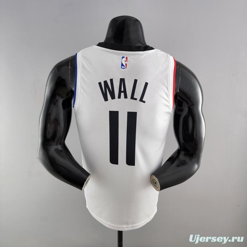 WALL#11 Los Angeles Clippers White NBA Jersey