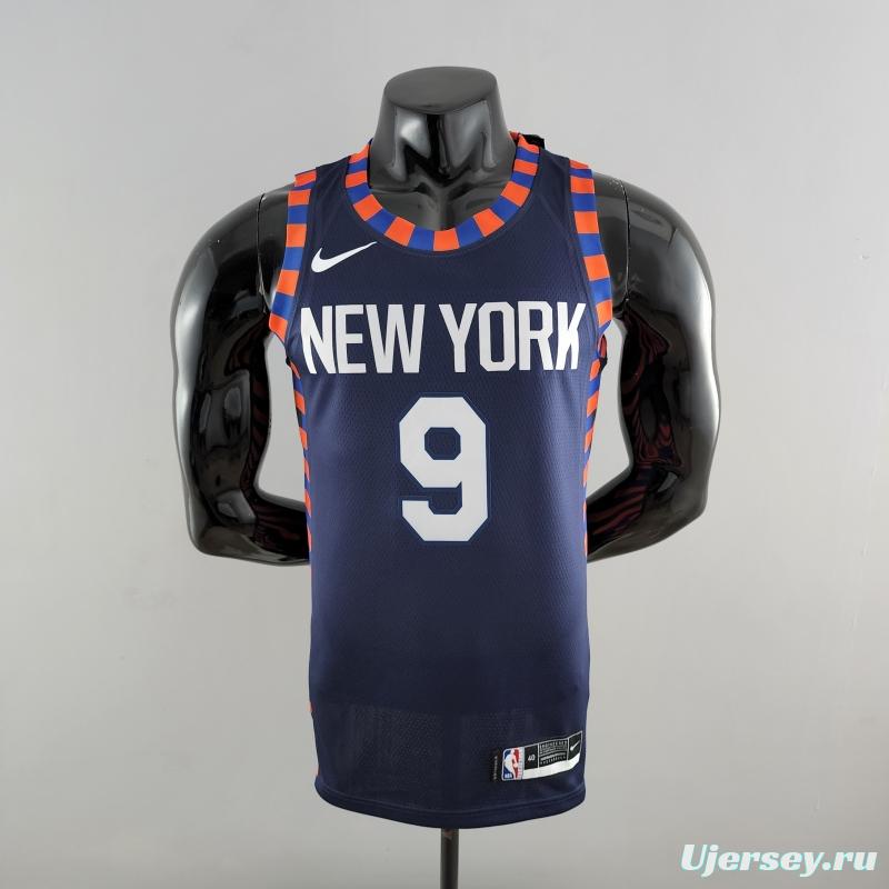 New York Knicks Barrett #9 Striped NBA Jersey