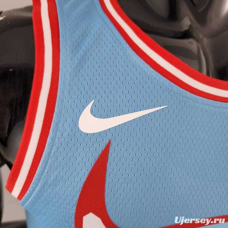 Chicago Bulls DeROZAN #11 Blue NBA Jersey