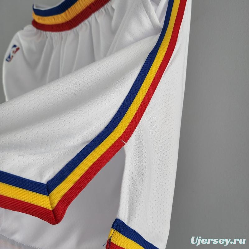 Golden State Warriors NBA Shorts White