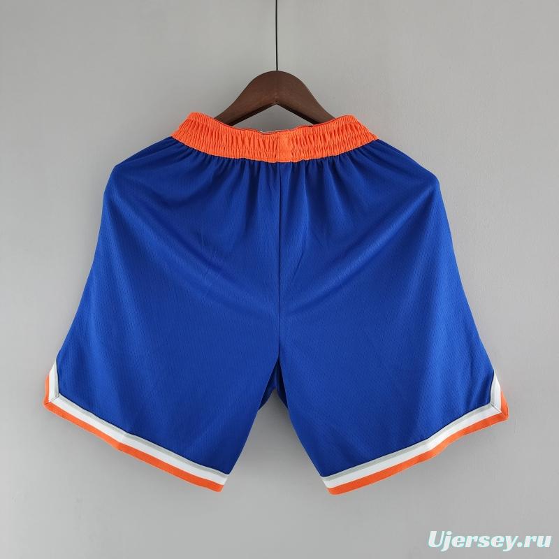 New York Knicks NBA Shorts Blue