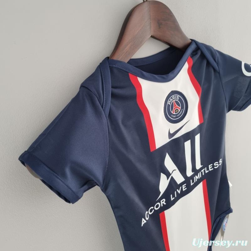 22/23 PSG Home Baby Home KM#0032 9-12 Soccer Jersey