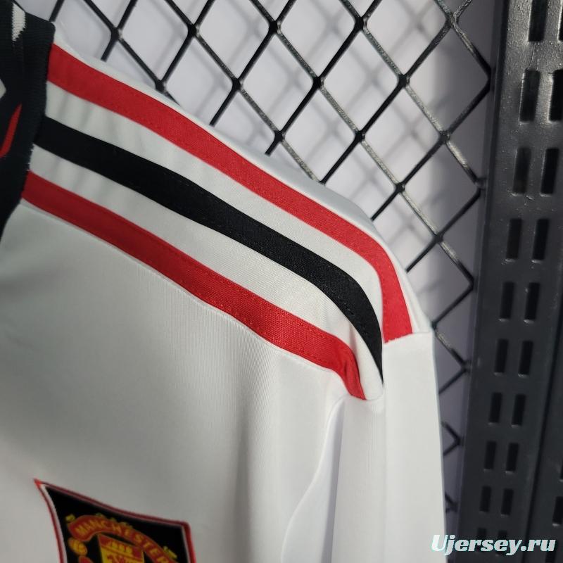 22/23 Long Sleeves Manchester United Away Soccer Jersey