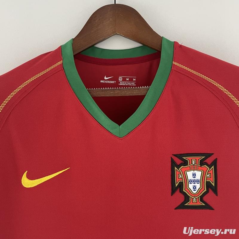 Retro Portugal 2006 Home Soccer Jersey