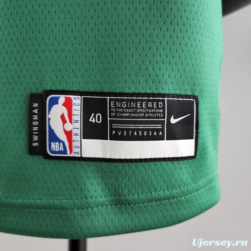 2020 Tatum #0 Boston Celtics City Edition Green NBA Jersey