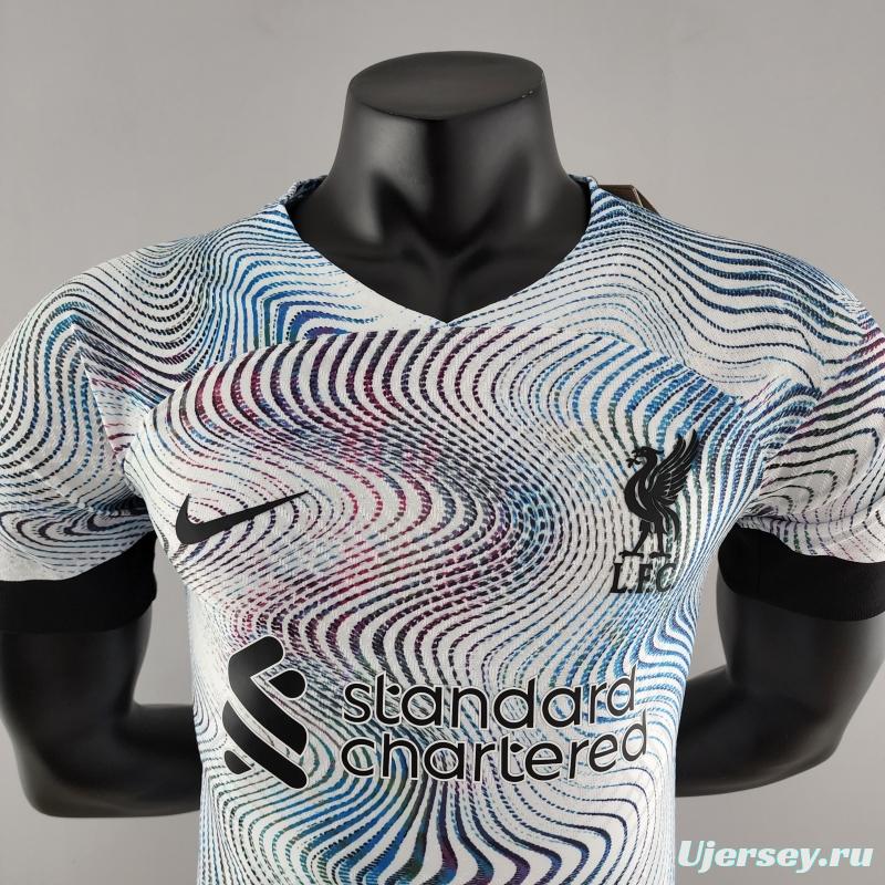 Player Version 2022 Liverpool Away Soccer Jersey