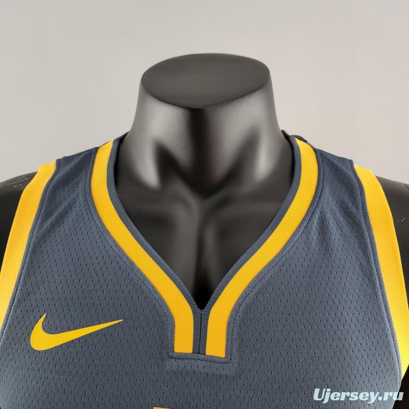 2018 KUMINGA#00 Golden State Warriors Grey NBA Jersey