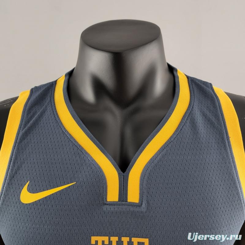 2018 Curry#30 Golden State Warriors Grey NBA Jersey