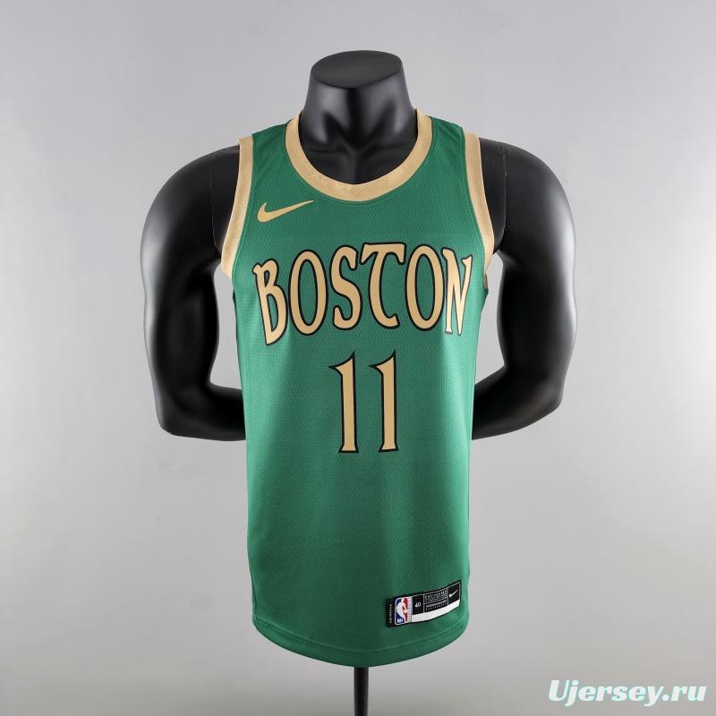 2020 IRVING #11 Boston Celtics City Edition Green NBA Jersey