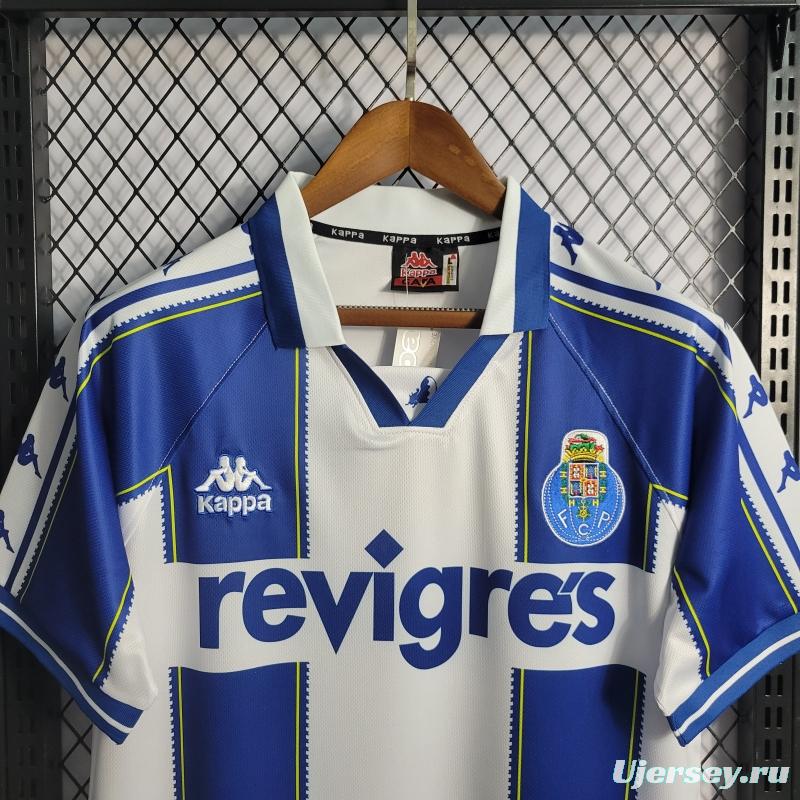 Retro 97-99 Porto Home Soccer Jersey