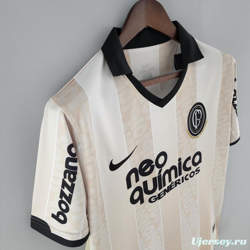 Retro 2010 Corinthians 100th Anniversary Beige Jersey