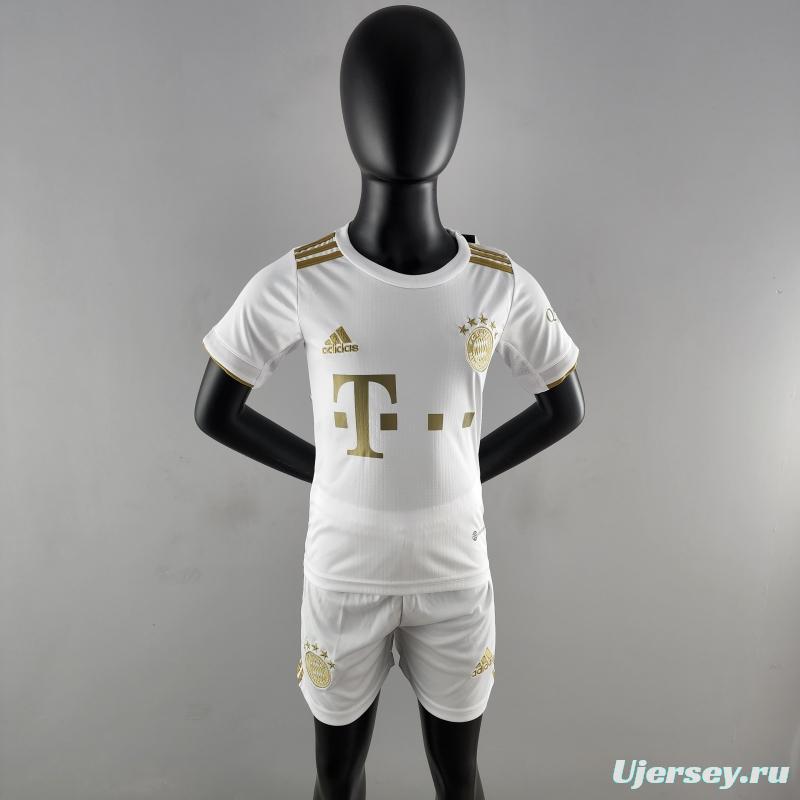 22/23 Kids Bayern Munich Away SIZE16-28 Soccer Jersey