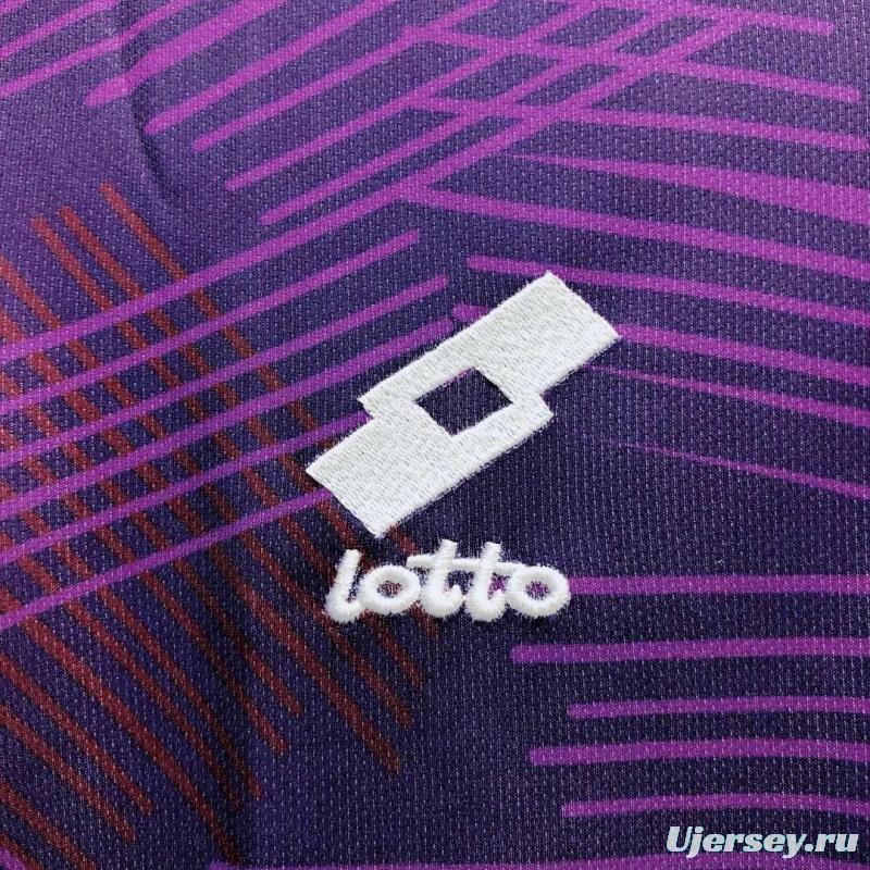 Retro 92/93 Fiorentina Home Soccer Jersey