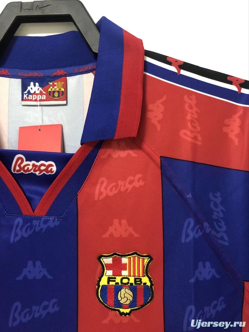 Retro 96/97 Barcelona Home Soccer Jersey