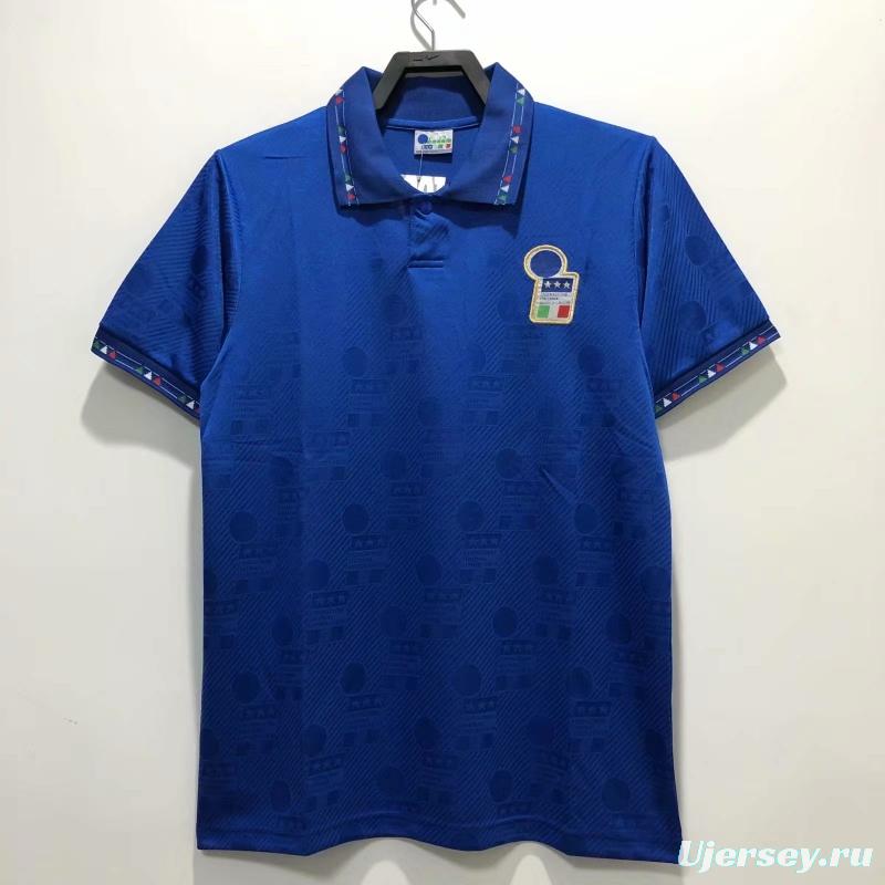 Retro 1994 Italy Home Soccer Jersey