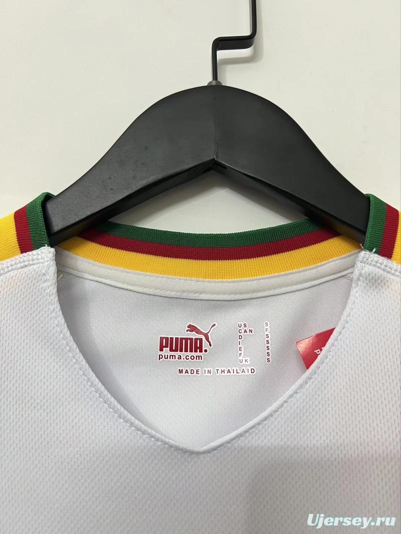 Retro 2002 Cameroon White Jersey