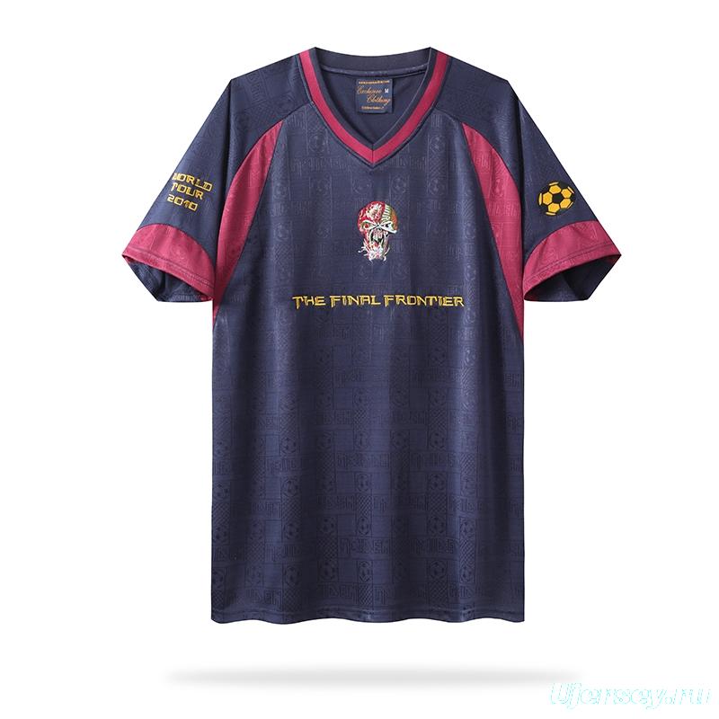 Retro 2010 West Ham United x Iron Maiden Home Jersey