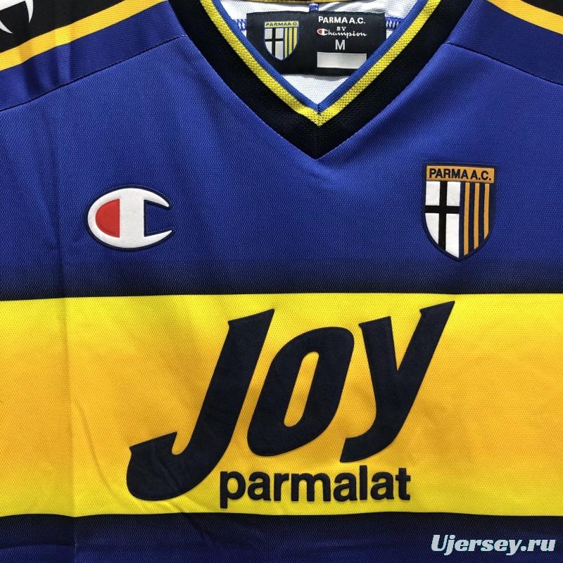 Retro 01/02 Parma Home Soccer Jersey