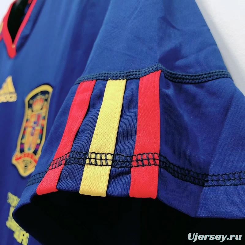 Retro 2010 Spain Away Soccer Jersey