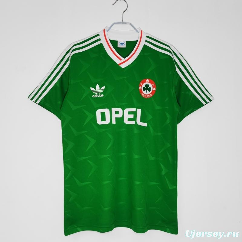 Retro 1990/92 Ireland Home Soccer Jersey