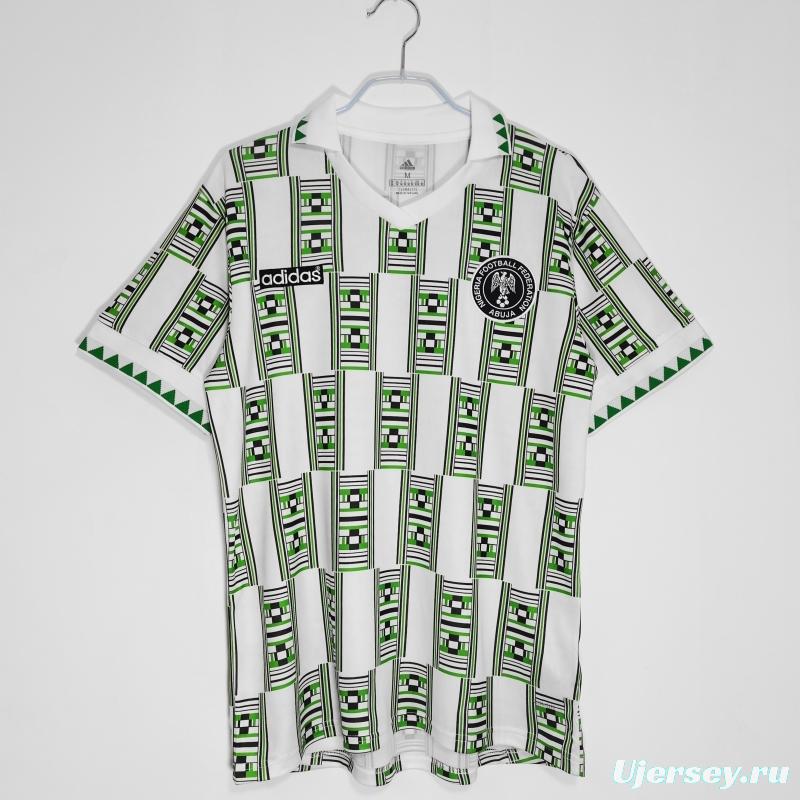 Retro 1994 Nigeria Away Soccer Jersey