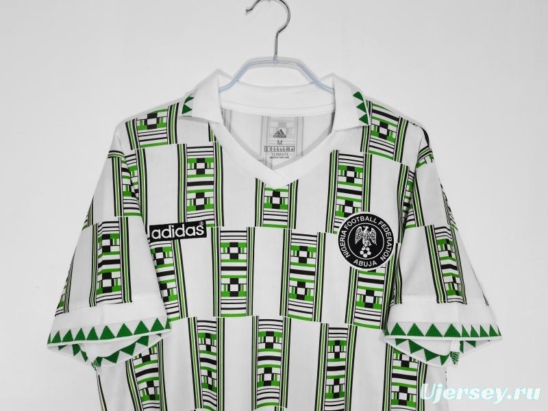 Retro 1994 Nigeria Away Soccer Jersey
