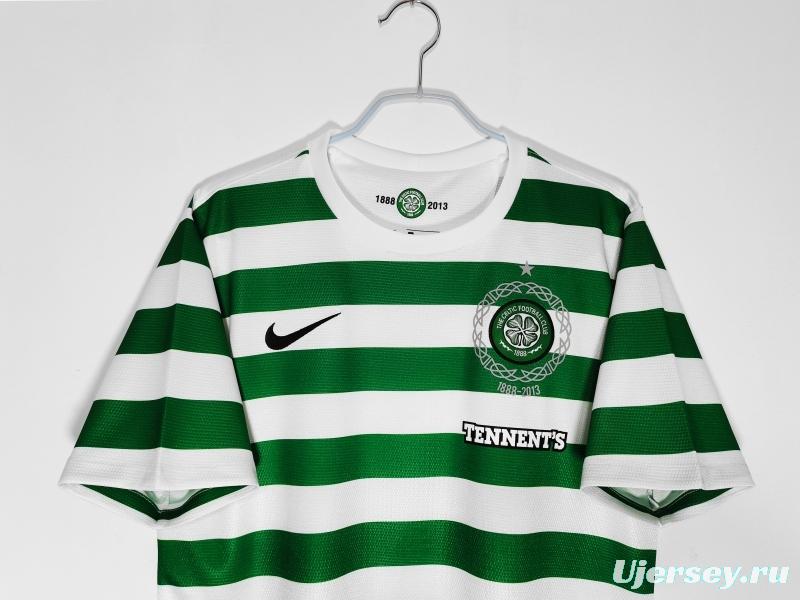 Retro 2012/13 Celtic Home 125th Anniversary Soccer Jersey