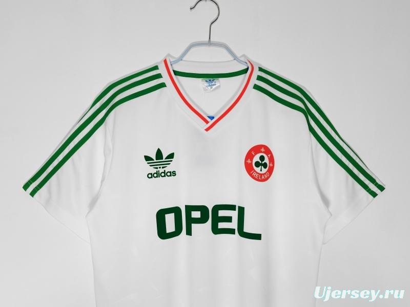 Retro 1990/92 Ireland Away Soccer Jersey