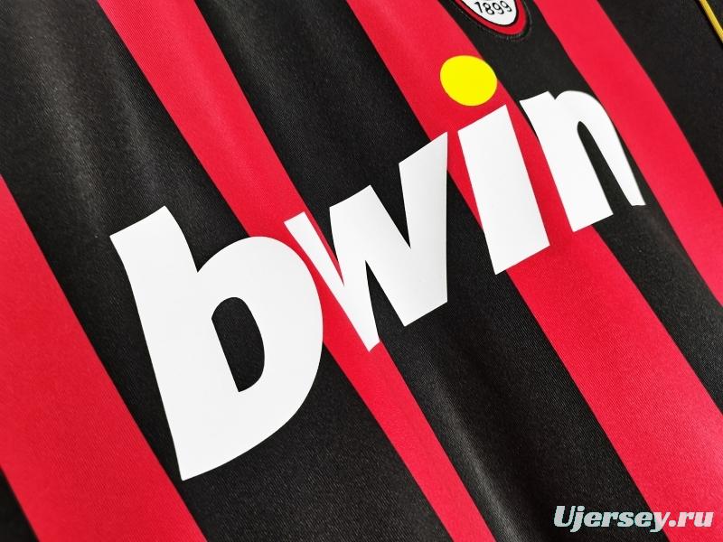 Retro 2006/07 AC Milan Home Soccer Jersey