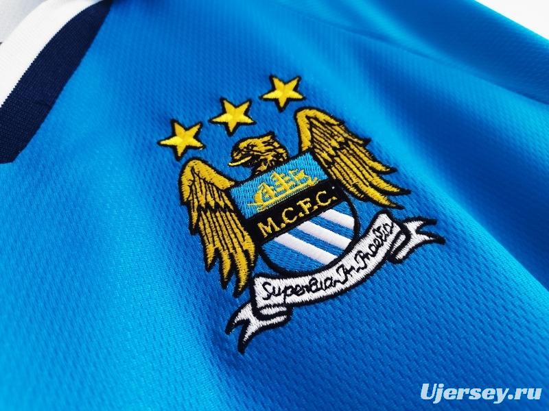 Retro 1997/99 Manchester City Home Soccer Jersey