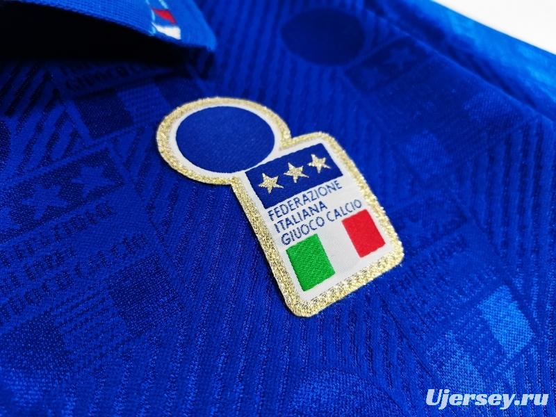 Retro 1994 Italy Home Soccer Jersey